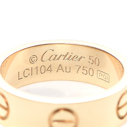 Cartier 18K Yellow Gold 5.5mm LOVE Ring 50 5.25 4 of 6