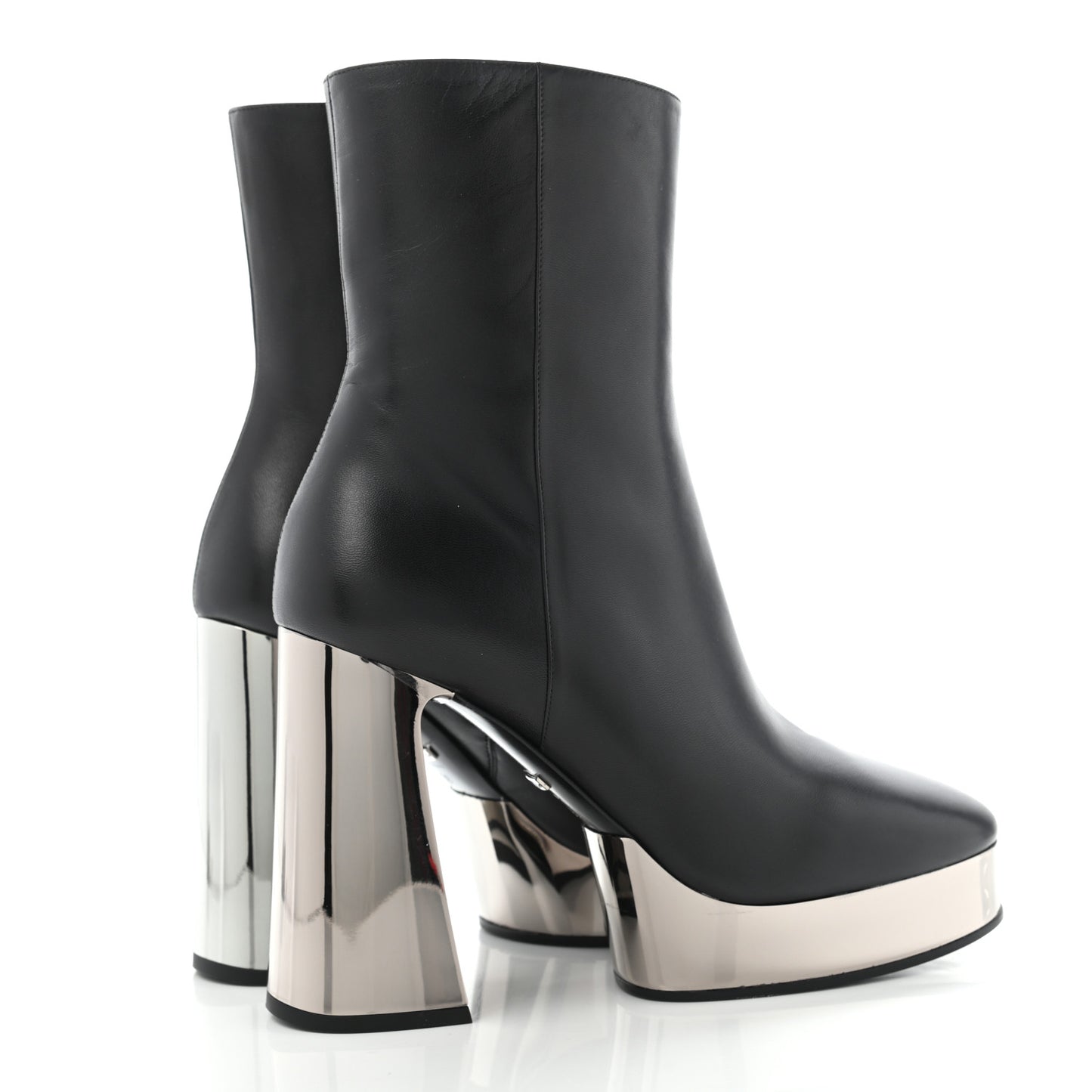 Malaga Kid Chrome Ankle Boots 39 Black
