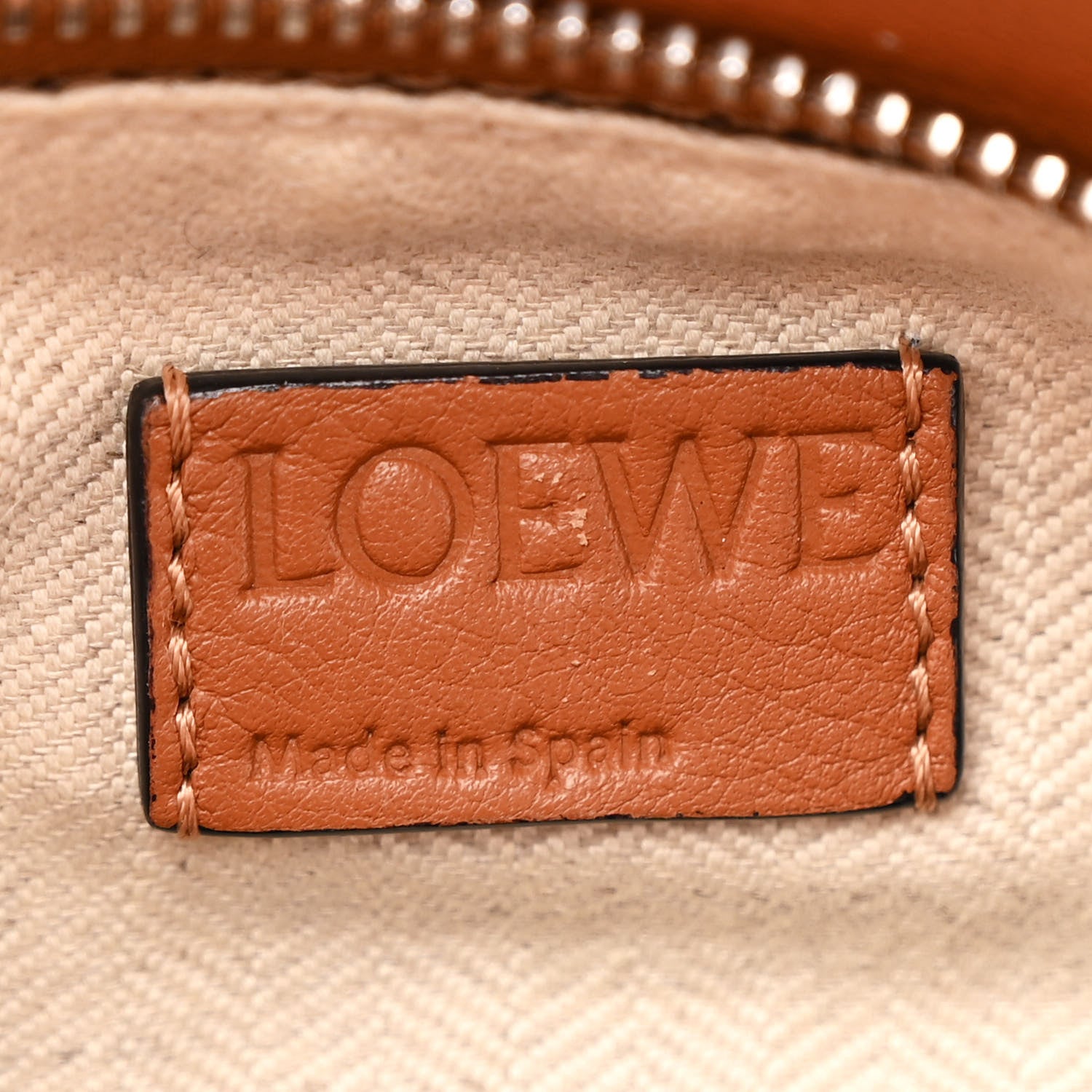 Loewe Calfskin Medium Puzzle Bag Tan 6 of 11