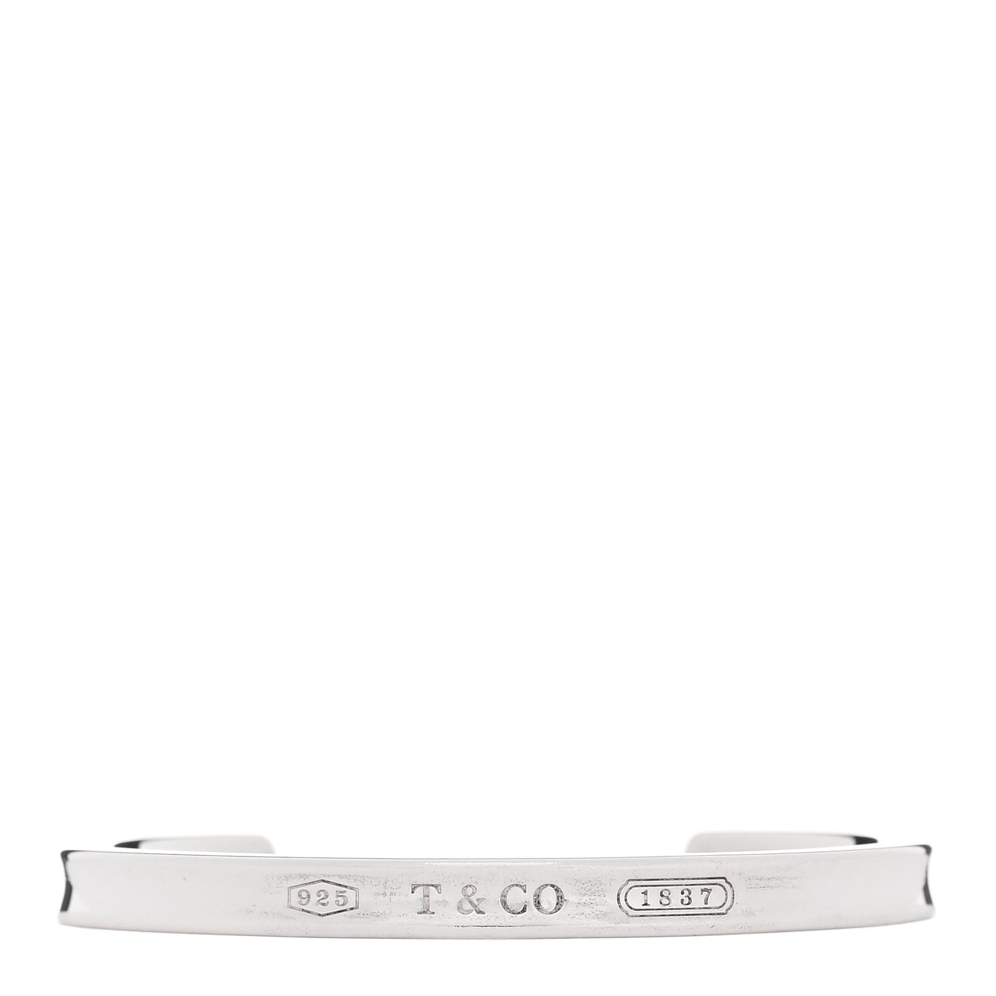 Sterling Silver Narrow 1837 Cuff Bracelet