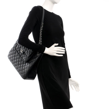 Chanel Caviar Quilted Flap Tote Black 2 of 8