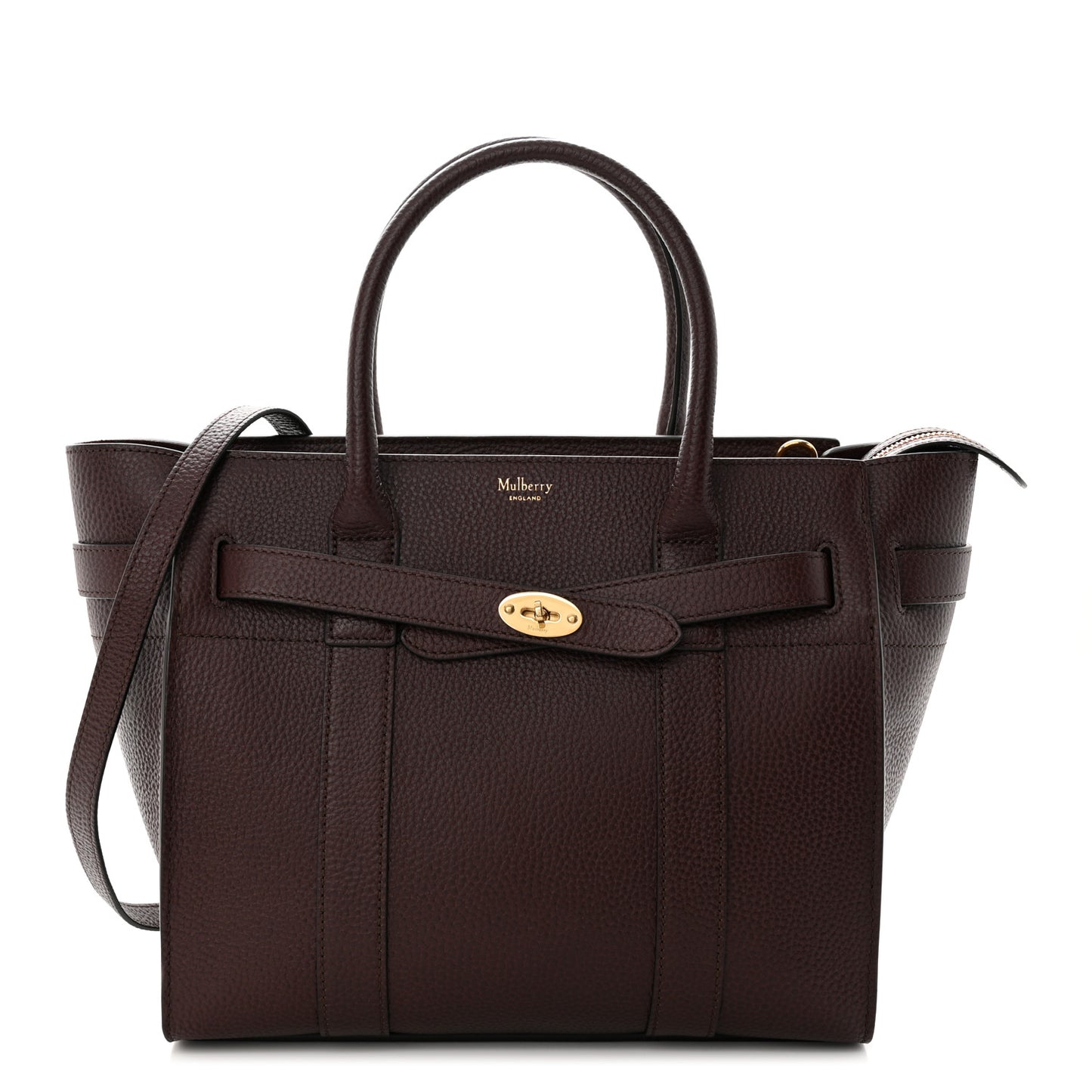 Small Classic Grain Small Zipped Bayswater Oxblood