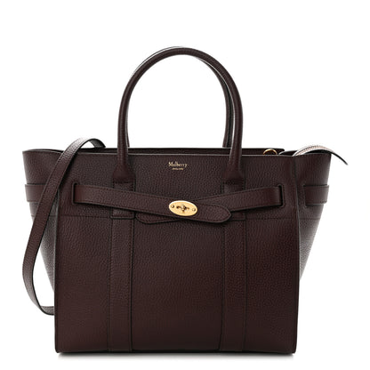 Mulberry Small Classic Grain Small Zipped Bayswater Oxblood 1 of 12