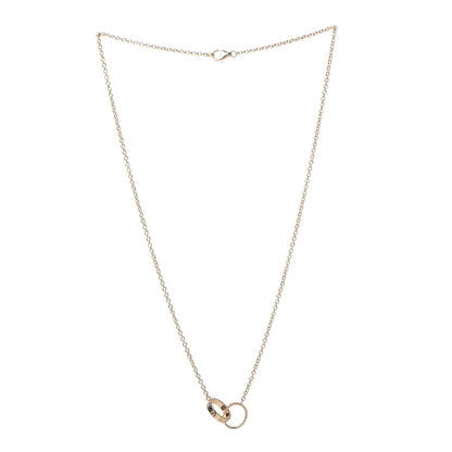 Cartier 18K Yellow Gold Interlocking LOVE Necklace 3 of 8