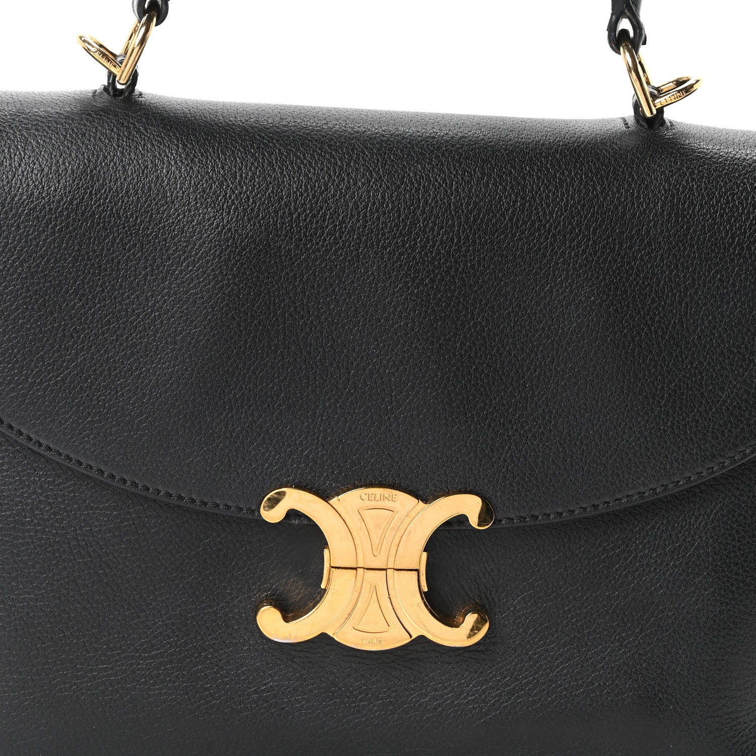 Celine Supple Calfskin Medium Nino Black 7 of 9