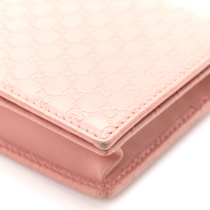 Gucci Microguccissima Crossbody Wallet Soft Pink 10 of 11