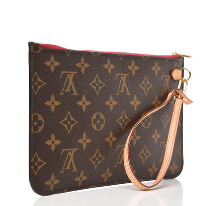 Louis Vuitton Monogram Neverfull MM GM Pochette Pivoine 3 of 8