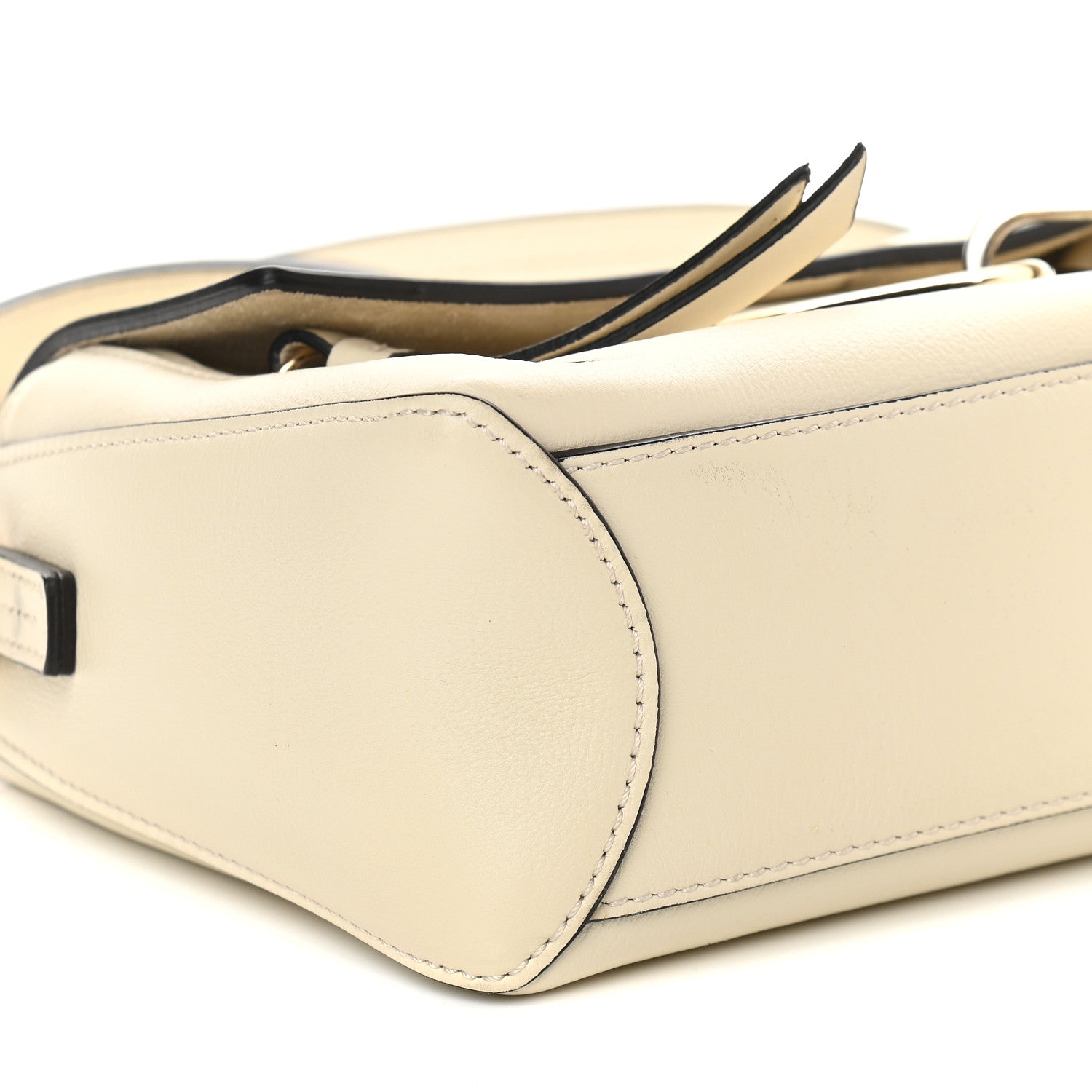 Chloe Calfskin Mini Faye Day Shoulder Bag Off White 9 of 13