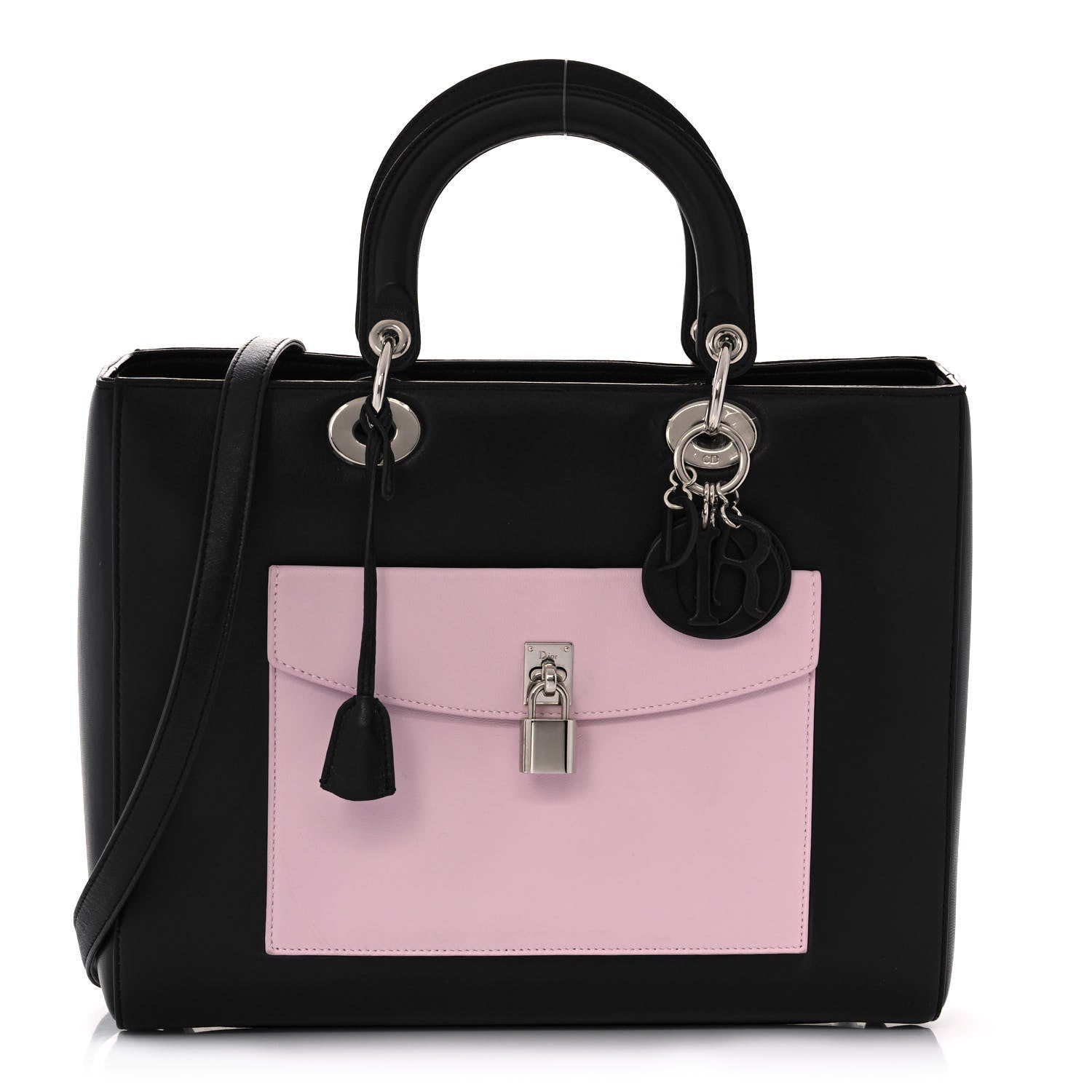 Christian Dior Calfskin Large Lady Dior Pockets Black 1 of 12