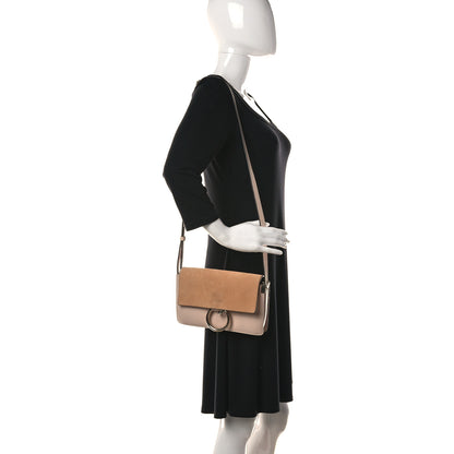 Chloe Suede Calfskin Small Faye Shoulder Bag Blushy Pink 2 of 11