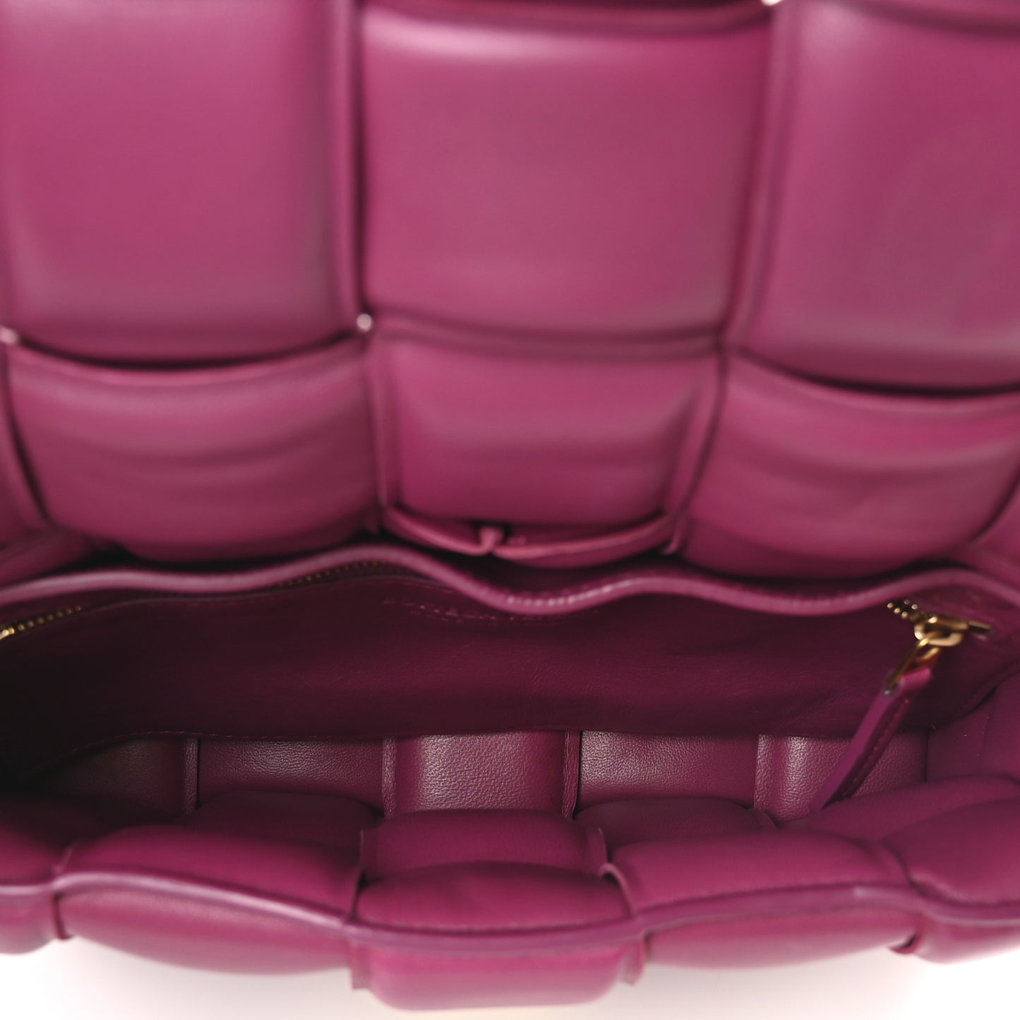 Nappa Maxi Intreccio Padded Cassette Crossbody Bag Cinnabar