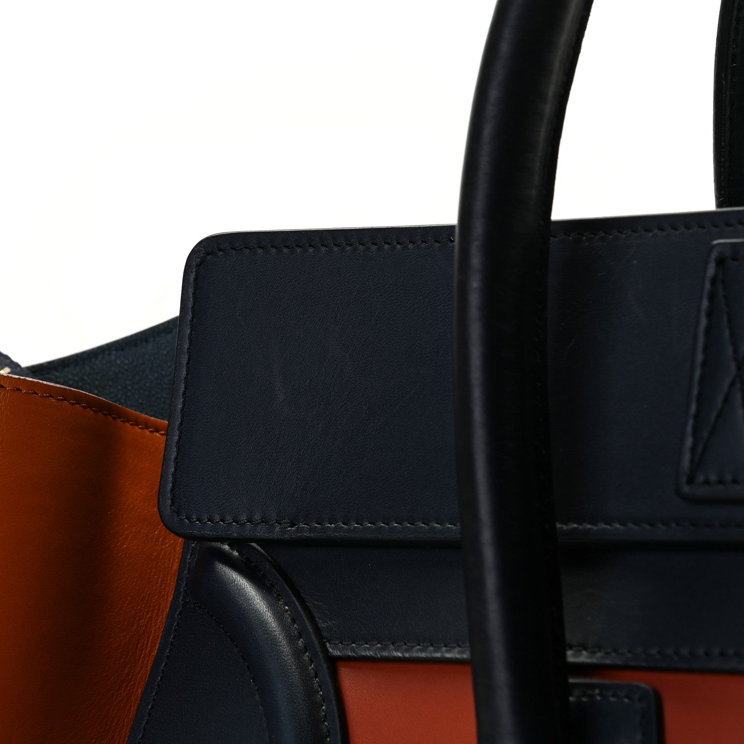 Celine Smooth Calfskin Mini Tri-Color Luggage Brick 10 of 14