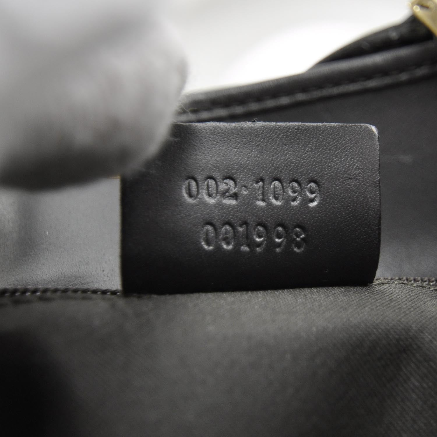 Gucci Monogram Small Bucket Tote Ebony 8 of 8