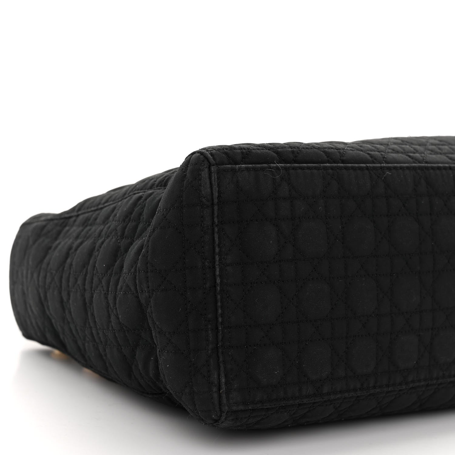 Christian Dior Nylon Cannage Medium Lady Dior Black 9 of 11