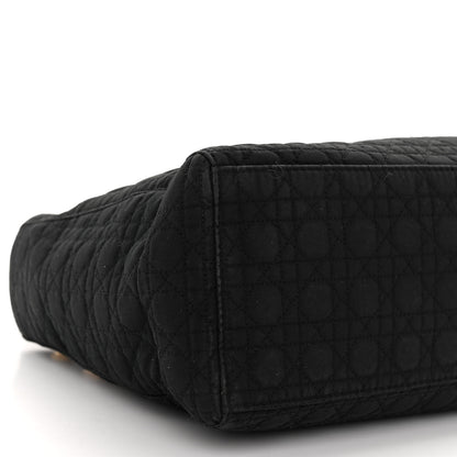 Christian Dior Nylon Cannage Medium Lady Dior Black 9 of 11
