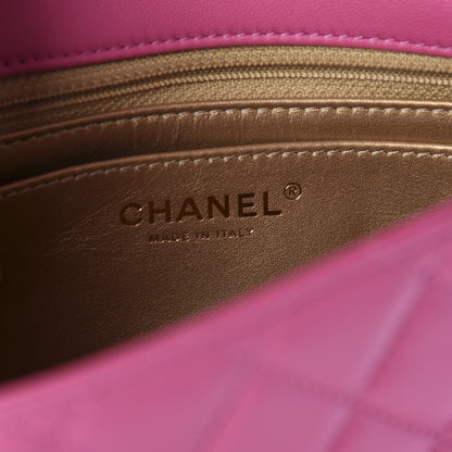 Chanel Lambskin Quilted Mini Pearl Crush Flap Pink 8 of 11
