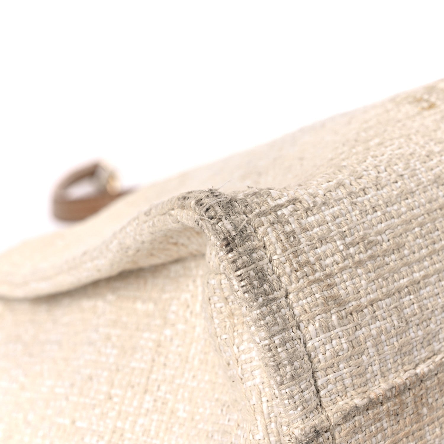 Chanel Lurex Boucle Small Deauville Tote Ivory 8 of 18