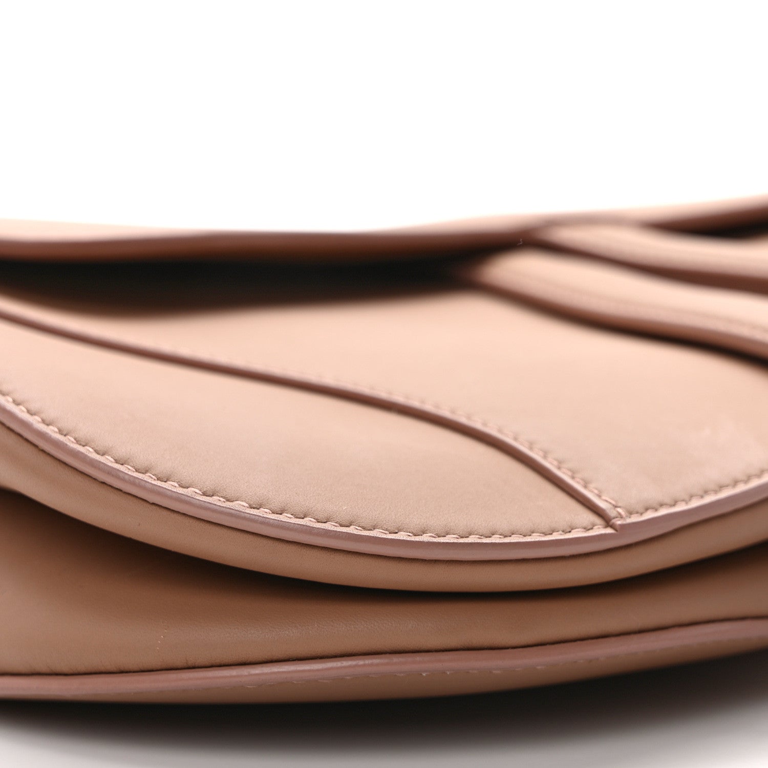 Christian Dior Ultra Matte Calfskin Saddle Bag Blush 9 of 11