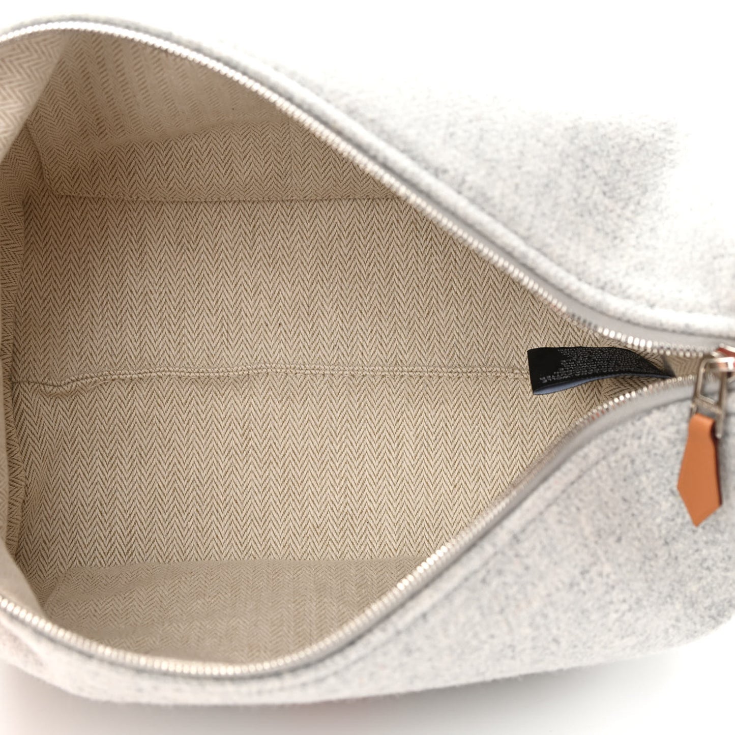 Canvas Small Bride-A-Brac Pouch Gris Flanelle