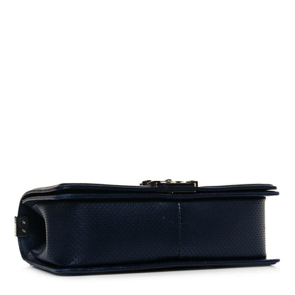 Chanel Lambskin Perforated Medium Boy Flap Navy 5 of 14