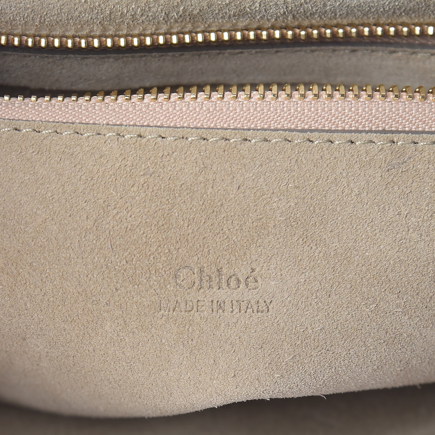 Chloe Suede Calfskin Medium Faye Shoulder Bag Tobacco 6 of 10