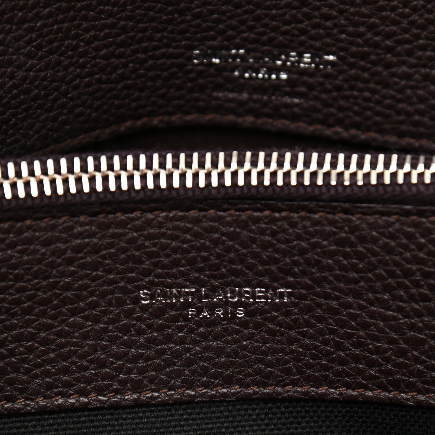 Saint Laurent Grained Calfskin Baby Supple Sac De Jour Bordeaux 7 of 12