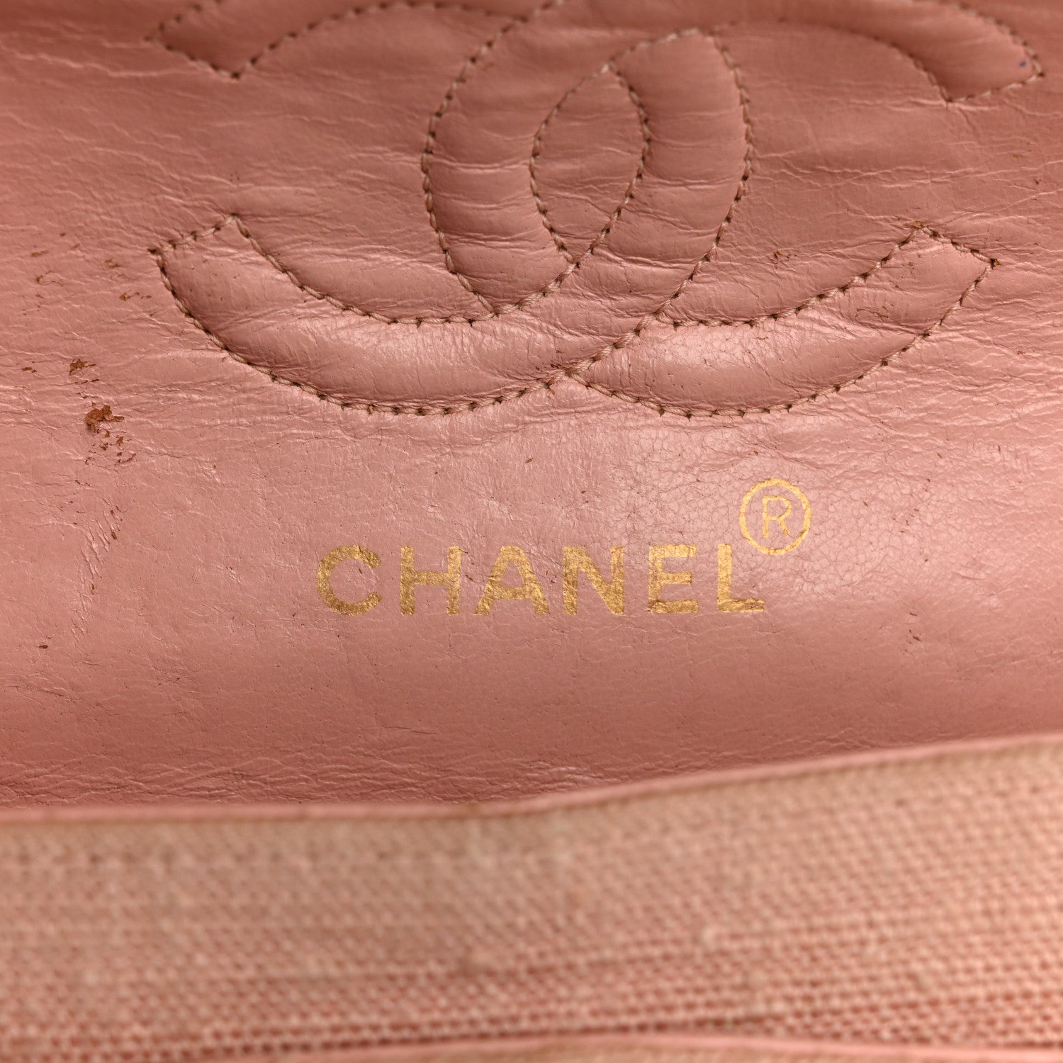 Chanel Canvas Quilted Small Double Flap Light Pink 6 of 16