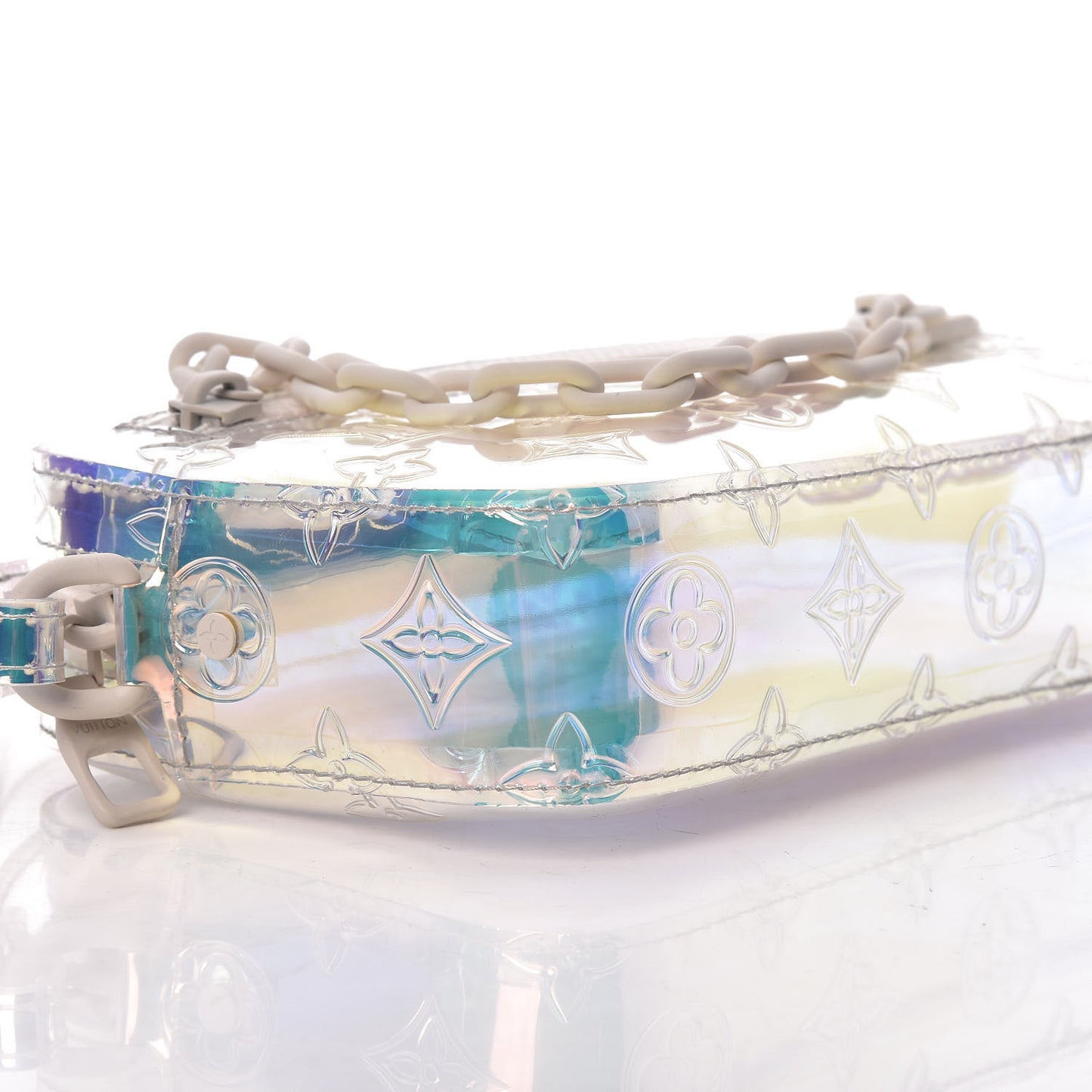 PVC Monogram Pochette Volga Iridescent Prism