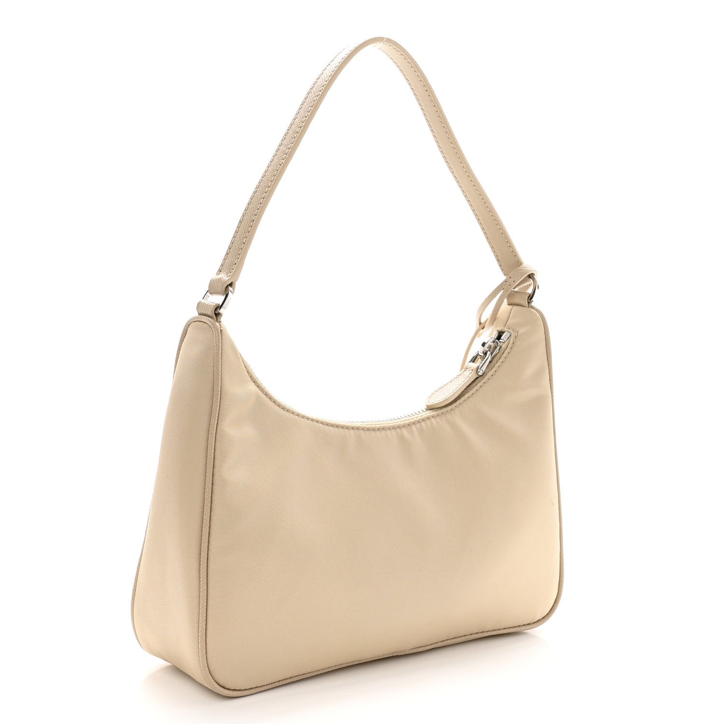 Re-Nylon Saffiano Mini Re-Edition 2005 Bag Cammeo