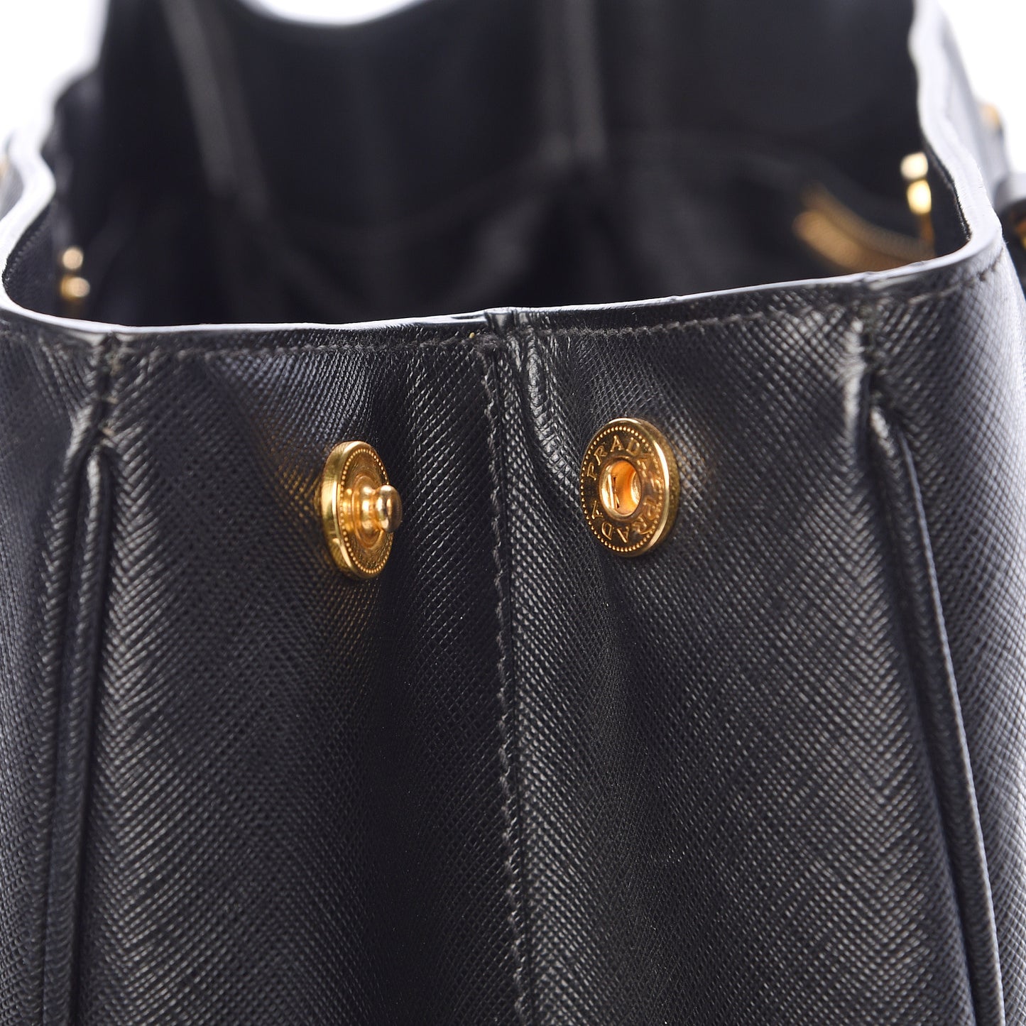 Saffiano Lux Large Tote Black