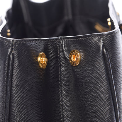 Prada Saffiano Lux Large Tote Black 12 of 19