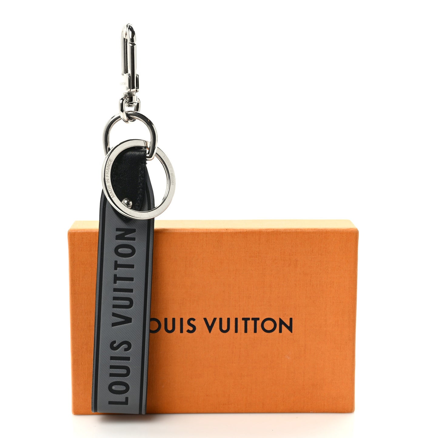 Capital LV Bag Charm Key Holde Gray