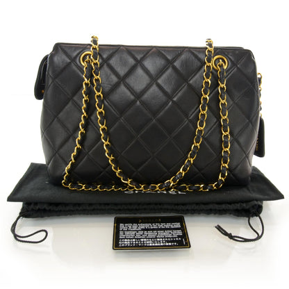 Chanel Lambskin Shoulder Bag Black 3 of 8