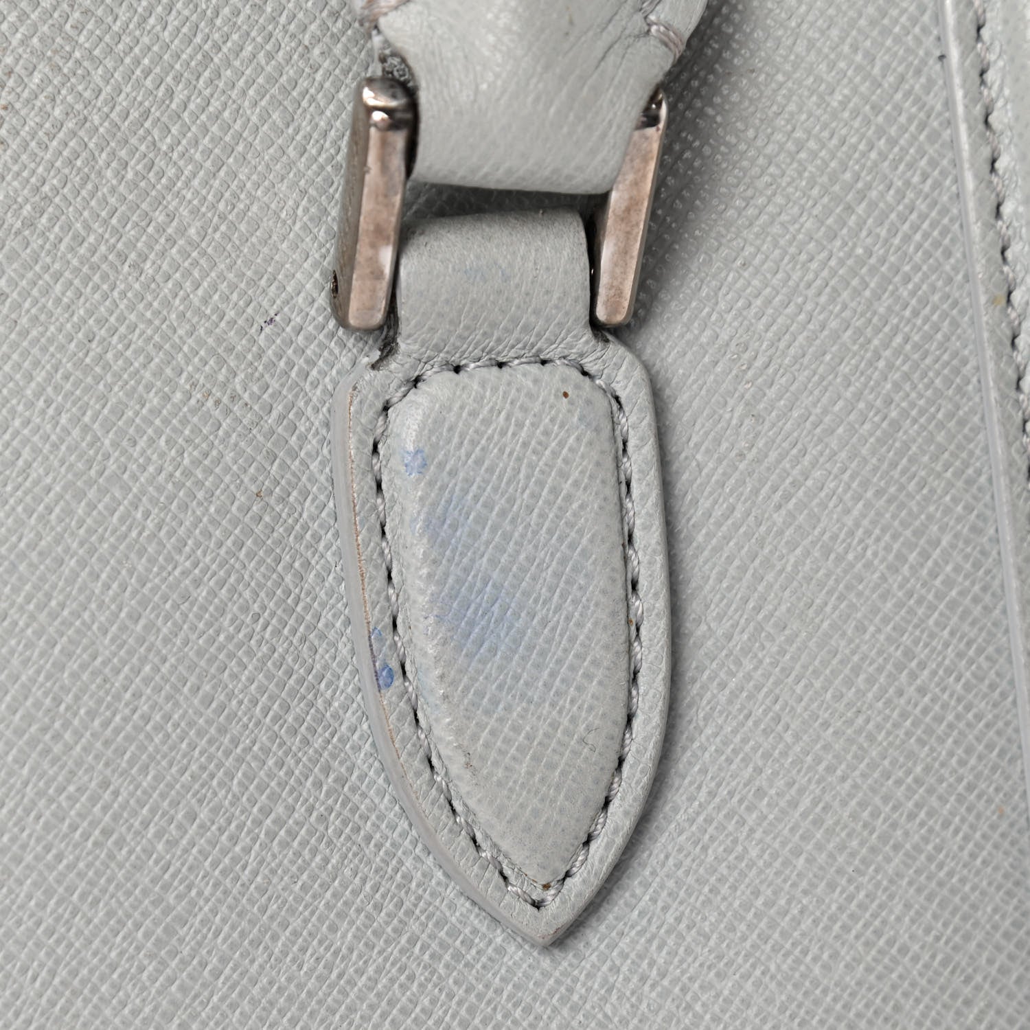 Alexander McQueen Calfskin Small Heroine Light Grey 10 of 12