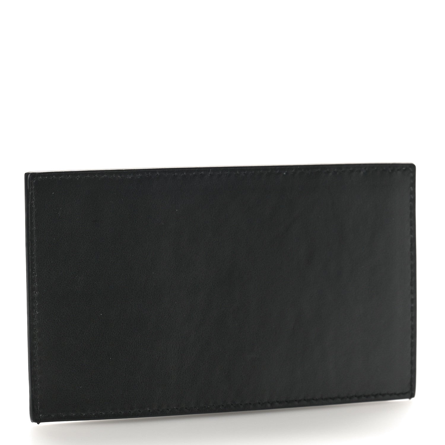 Saint Laurent SAINT LAURENT Smooth Calfskin Uptown Card Holder Black Black 3 of 7