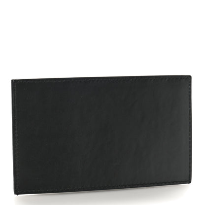 Saint Laurent SAINT LAURENT Smooth Calfskin Uptown Card Holder Black Black 3 of 7