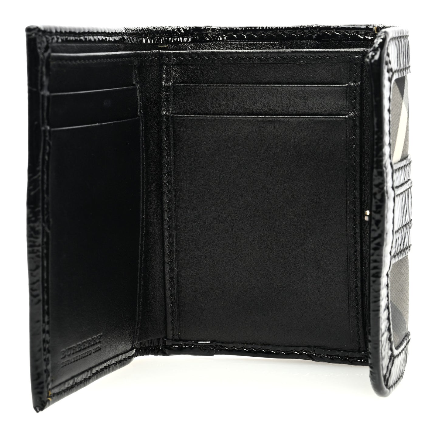 Patent Nova Check Wallet Black