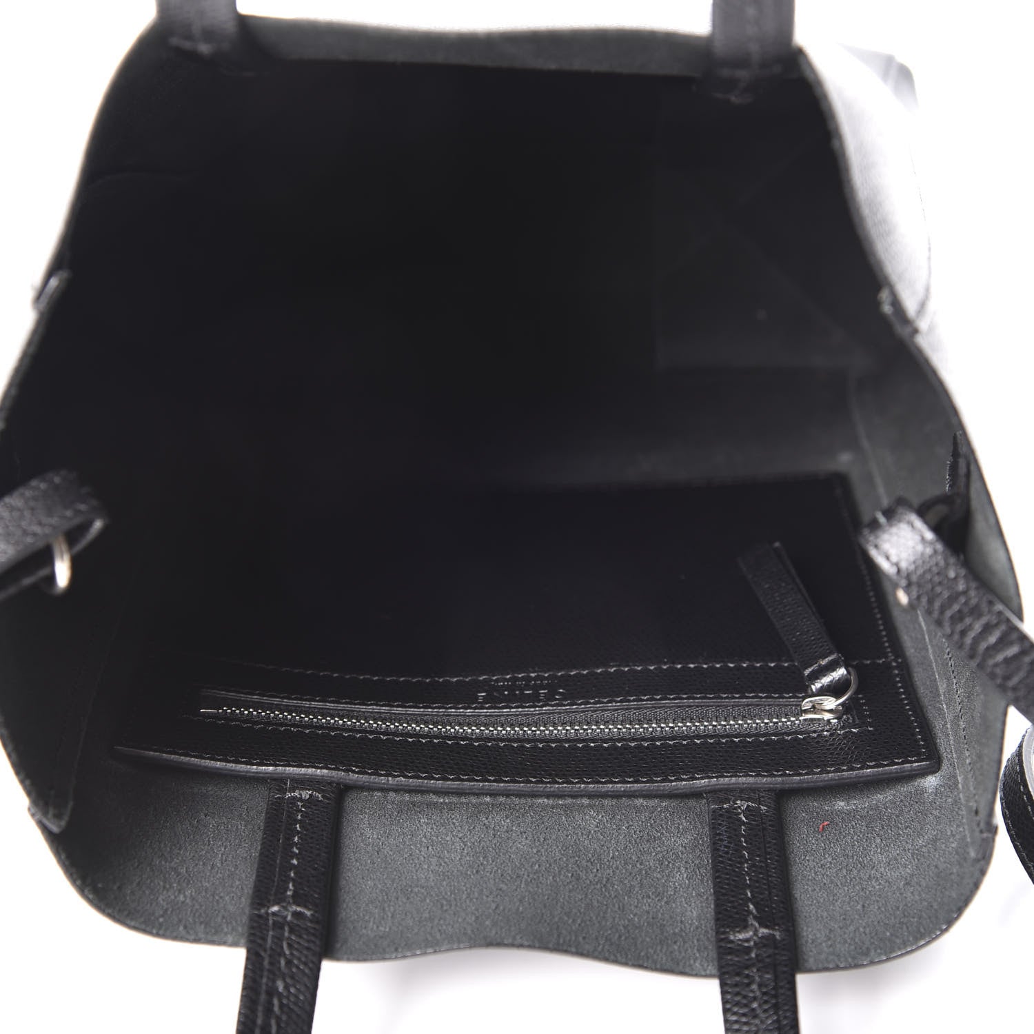 Celine Grained Calfskin Small Vertical Cabas Black 4 of 8