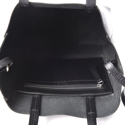 Celine Grained Calfskin Small Vertical Cabas Black 4 of 8