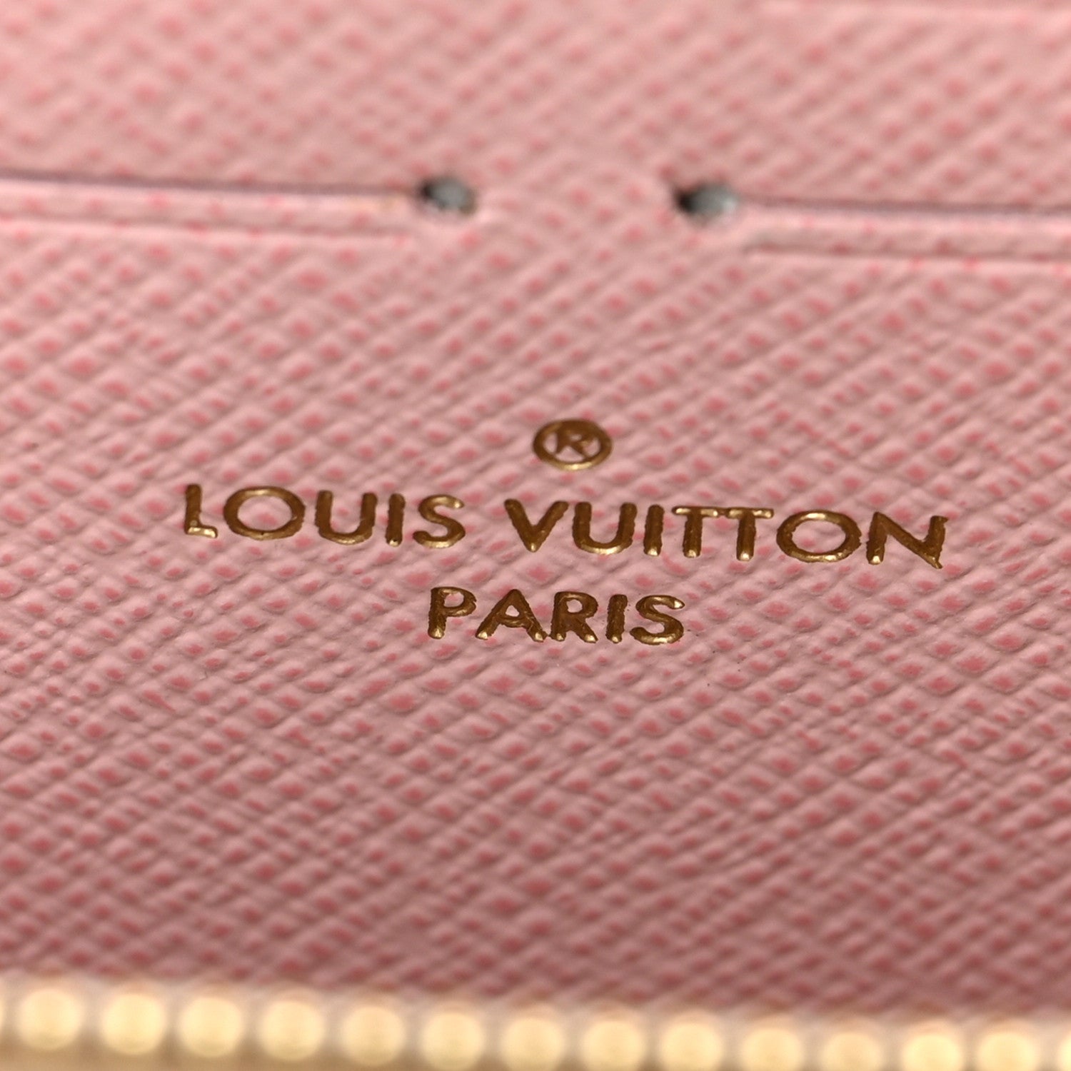 Louis Vuitton Damier Azur Clemence Wallet Rose Ballerine 6 of 7