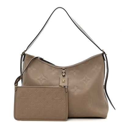 Louis Vuitton Empreinte Monogram Giant CarryAll MM Tourterelle 2 of 9