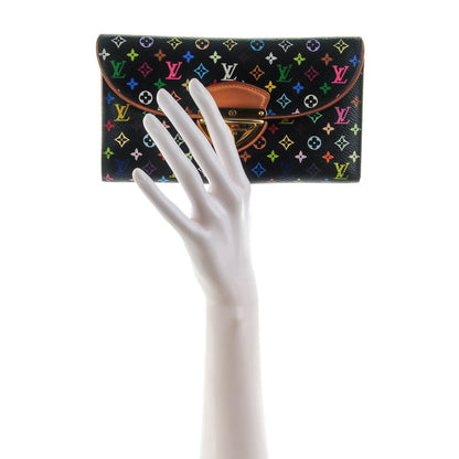 Louis Vuitton Monogram Multicolor Eugenie Wallet Black Grenade 2 of 8