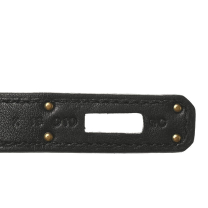 Hermes Swift Kelly Cut Clutch Pochette Black 7 of 8