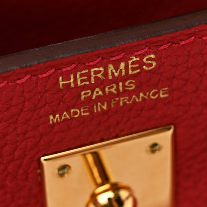 Hermes Togo Kelly Retourne 25 Rubis 6 of 10