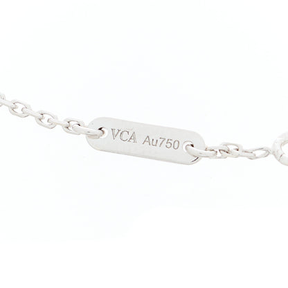 Van Cleef & Arpels 18K White Gold Diamond Sweet Alhambra Bracelet 3 of 4