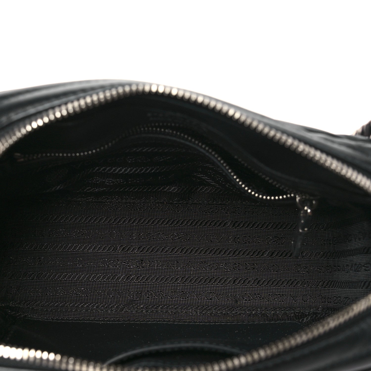 Prada Soft Calfskin Diagramme Camera Bag Black 4 of 8