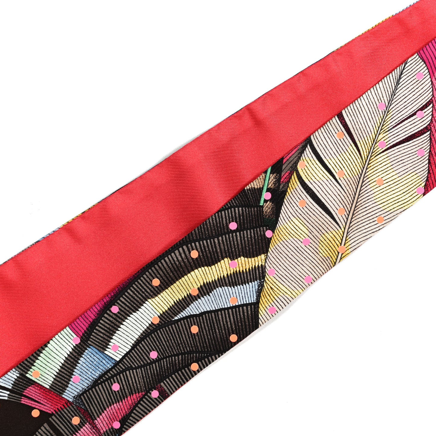 Silk Plumetis Twilly Rose