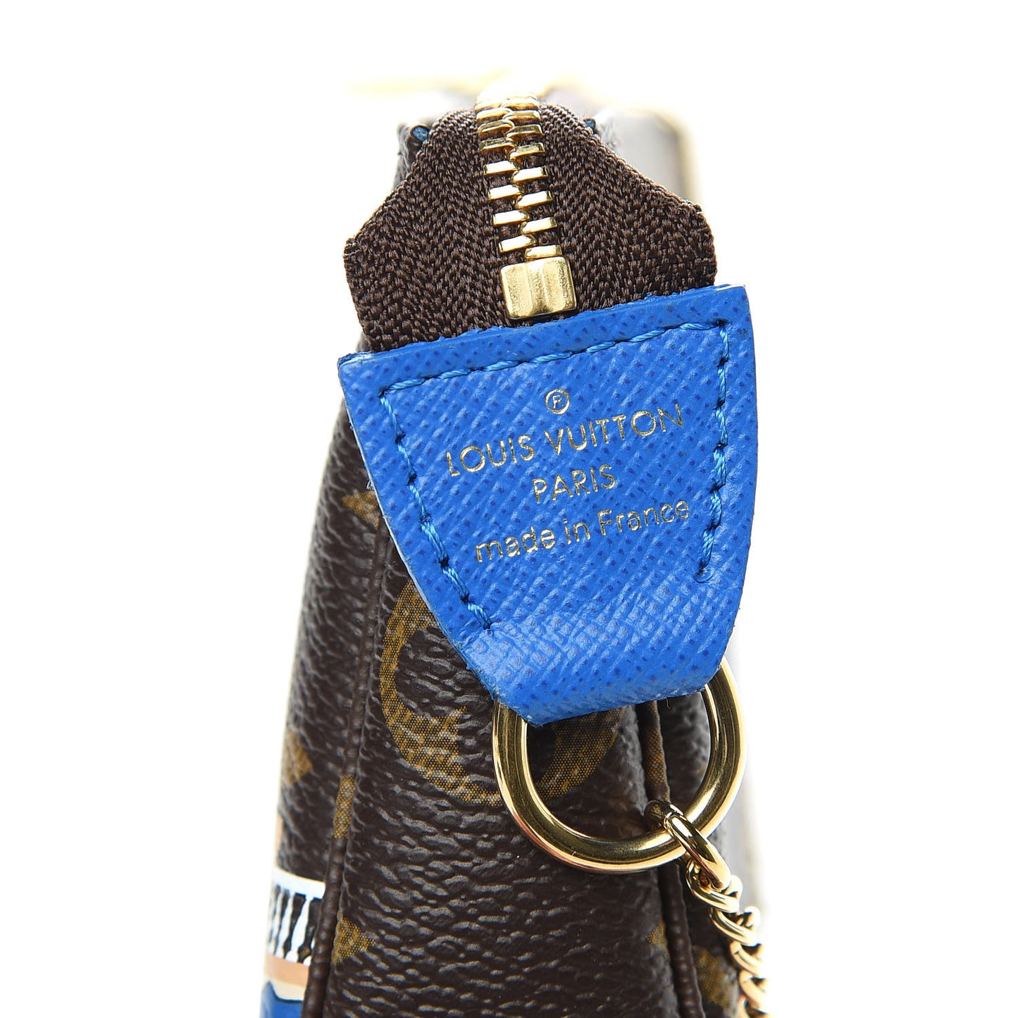 Monogram 2019 Christmas Animation Mini Venice Pochette Accessories Blue