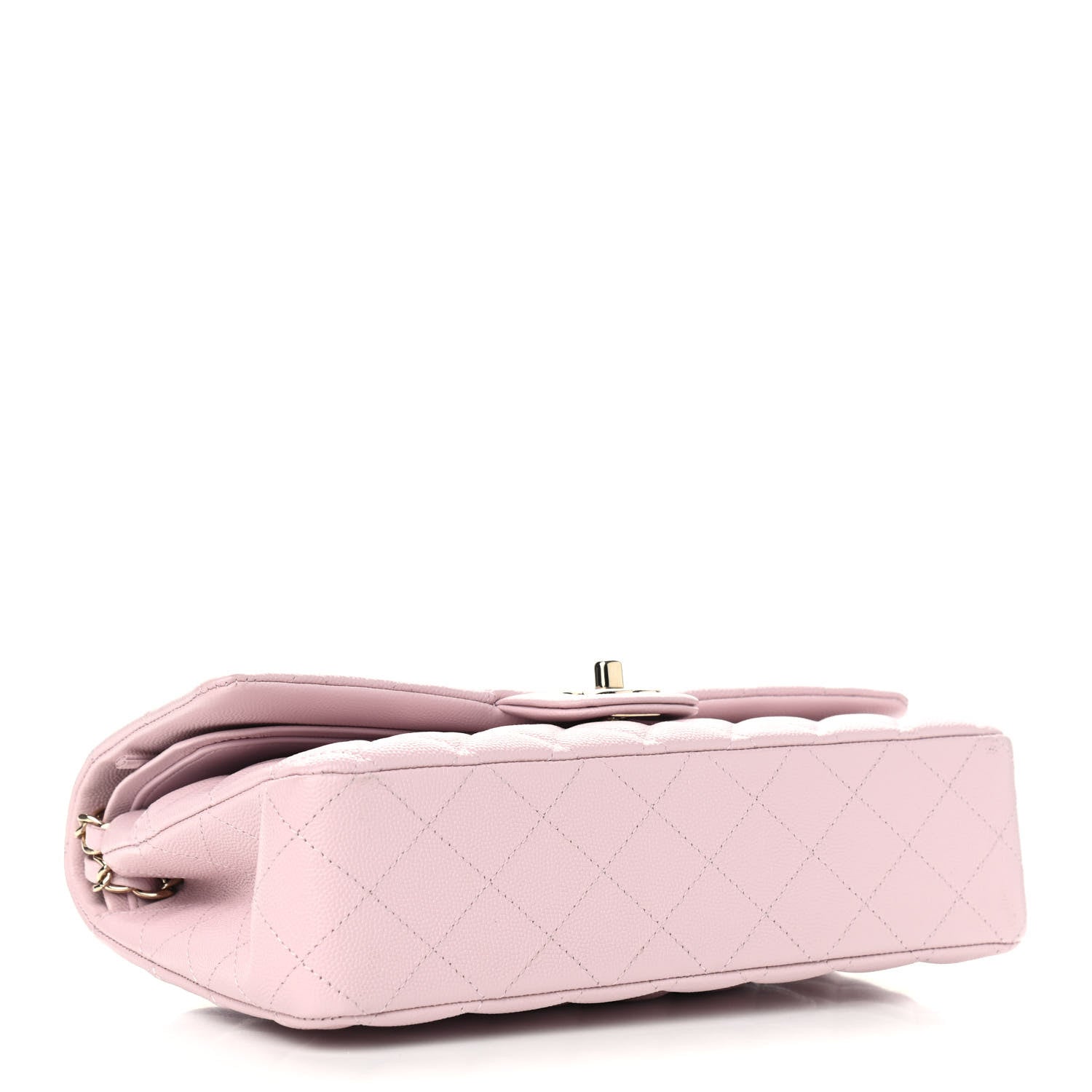 Chanel Caviar Quilted Medium Double Flap Light Pink 4 of 9