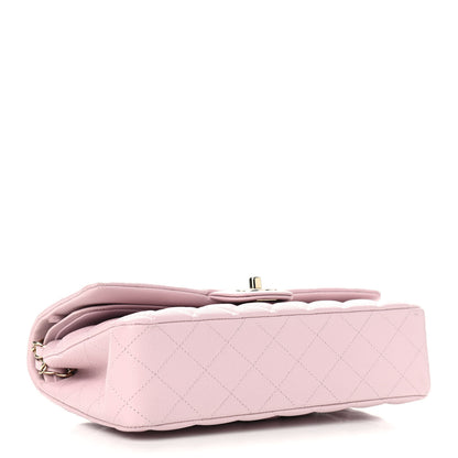 Chanel Caviar Quilted Medium Double Flap Light Pink 4 of 9